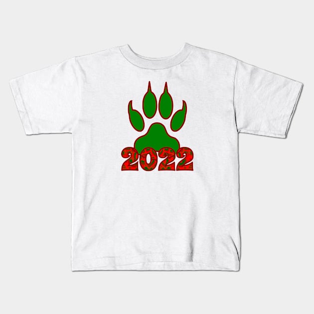 Chinese Zodiac Tiger 2022 - Cute Year of the Tiger Design Kids T-Shirt by Printofi.com